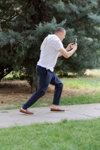 Photographing with smartphone